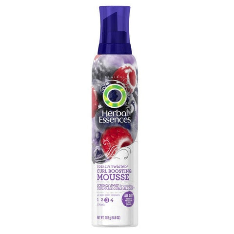 Herbal Essences Totally Twisted Curl Boosting Mousse for Curly Hair, 6.8 Ounce -- 12 per case.