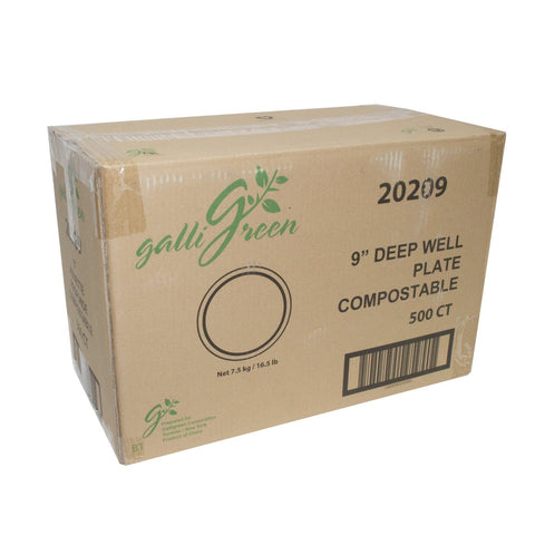 Galli Green Deep Well Plate, 9 inch -- 500 per case.