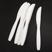 Galli Green Cornstarch Natural Dinner Knife -- 1000 per case.