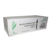 Galli Green Cornstarch Black Dinner Fork -- 1000 per case.