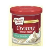 Duncan Hines Classic Vanilla Frosting, 16 Ounce -- 8 per case.