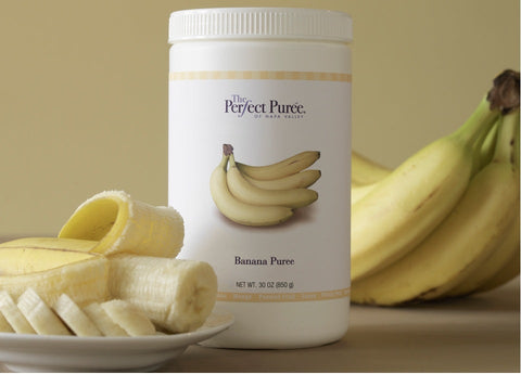 The Perfect Puree Banana Puree, 30 Ounce -- 6 per case.