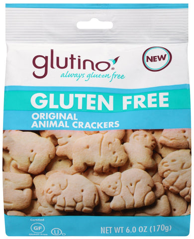 Glutino Original Animal Cracker, 6 Ounce -- 6 per case.