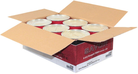 Savor Imports Pineapple Tidbit In Natural Juice, Number 10 Can -- 6 per case.