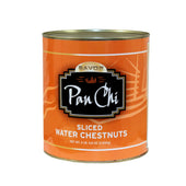 Pan Chi Sliced Water Chestnut, 109 ounce -- 6 per case.