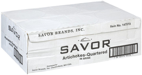 Savor Imports Quartered Artichoke Hearts, 3 Kilogram -- 6 per case.