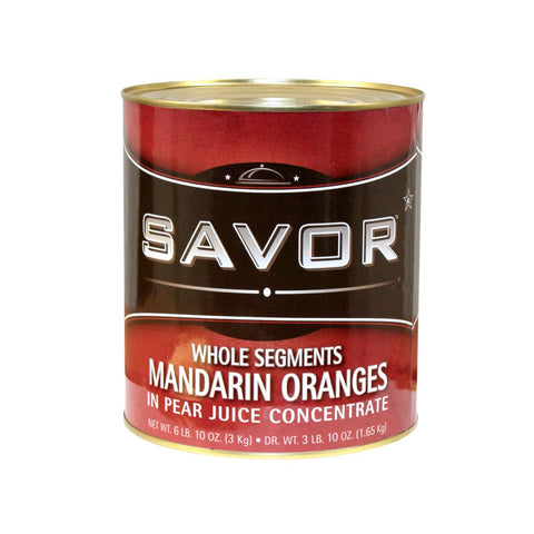 Mandarin Orange Whole In Juice -- 6 Case 10 no.10 Can