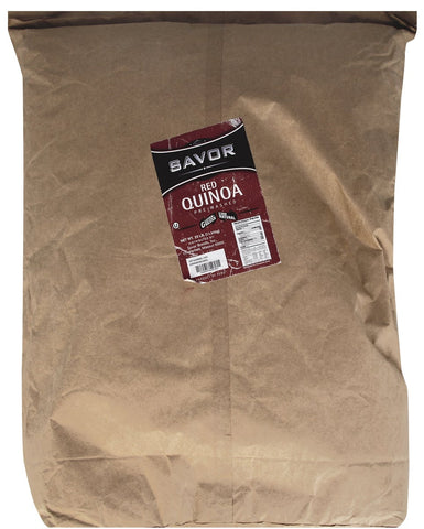 Savor Imports Red Quinoa, 25 Pound.