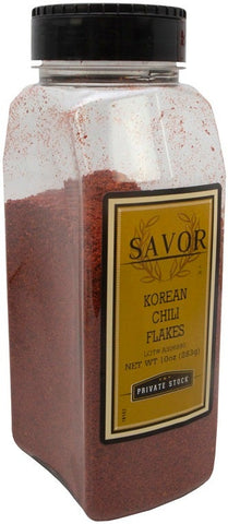 Savor Brands Korean Chili Flakes, 10 Ounce -- 6 per case.