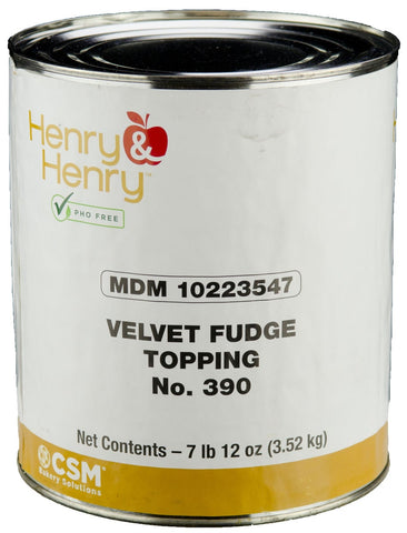 Henry and Henry Velvet Milk Fudge Topping, 46.5 Pound.