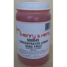 Henry and Henry Lemon Fruit Icing, 6 Pound -- 6 per case.