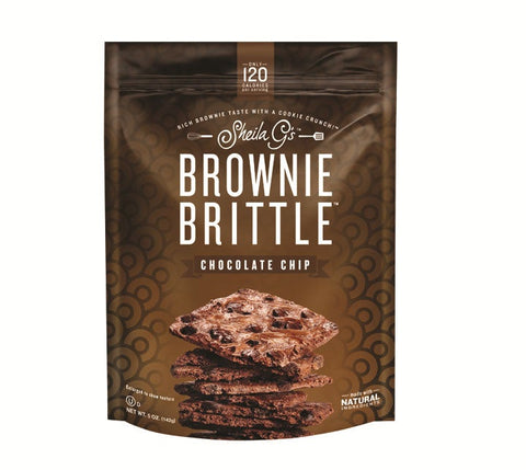 Sheila Gs Chocolate Chip Brownie Brittle, 5 Ounce -- 12 per case.