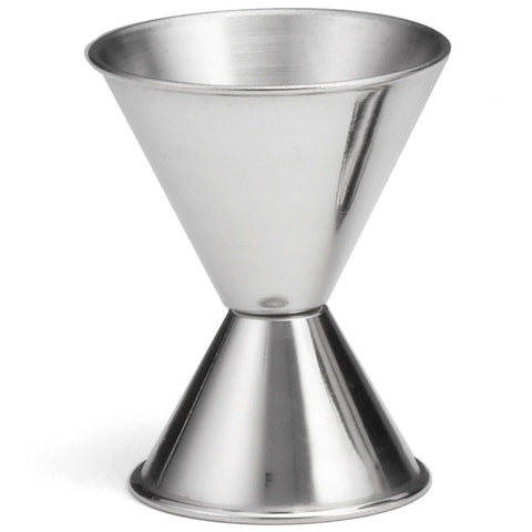Tablecraft Stainless Steel Rolled Edge Jigger 1 X 2 Ounce -- 6 per case