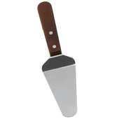 Tablecraft Stainless Steel with Wood Handle Pie Server, 10 inch -- 12 per case.