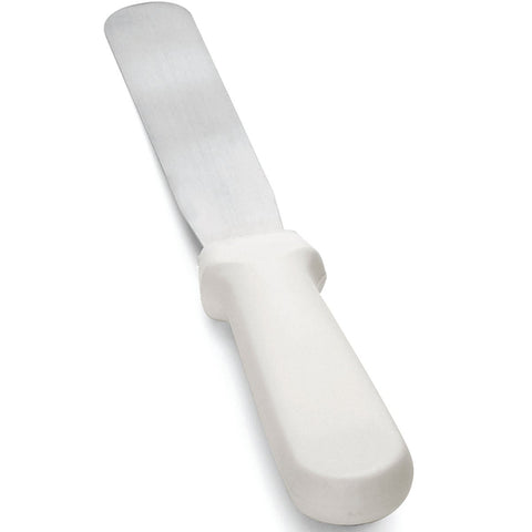 Tablecraft White Handle Icing Spatula, 6 inch