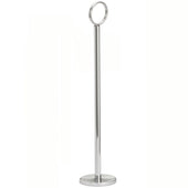 Tablecraft Chrome Plated Table Number Stand, 12 inch.