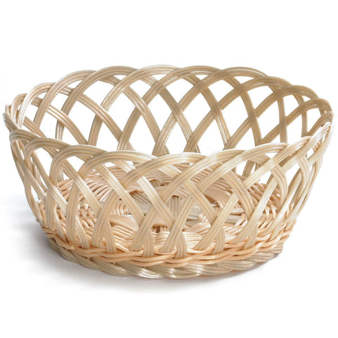 Round Open Weave Basket, 8.5 X 3.25 inch -- 12 per case