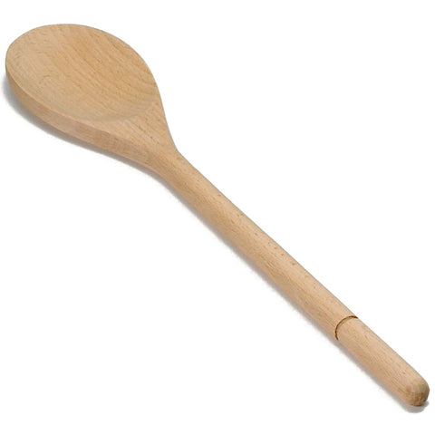 Tablecraft Beechwood Spoon, 12 inch -- 12 per case.