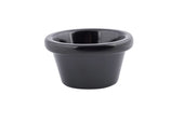 Tablecraft Vertigo Collection Black Melamine Ramekin, 3 Ounce -- 12 per case