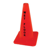 Impact Products Orange Wet Floor Cone Sign, 18 inch Height x 10 inch Width -- 6 per case.