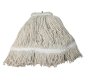 Impact Products Layflat White No Tangle Regular Screw Type Cut End Blend Wet Mop Head, 20 Ounce -- 12 per case.