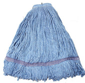 Impact Products Layflat Blue No Tangle Regular Screw Type Cut End Blend Wet Mop Head, 24 Ounce -- 12 per case.