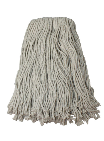 Impact Products Natural Cotton Saddle Type Cut End Wet Mop, 32 Ounce -- 12 per case.