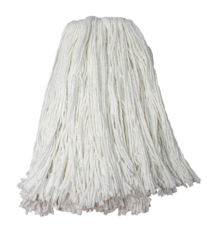 Impact Products White Rayon Saddle Type Cut End Wet Mop, 32 Ounce -- 12 per case.