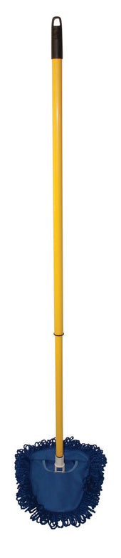 Impact Products Microfiber Technologies Blue/Gray/Yellow Wedge Complete Mop, 60 inch Length x 13 inch Width.