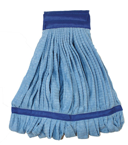 Impact Products Blue Large Microfiber Tube Wet Mop, 500 Gram -- 12 per case.