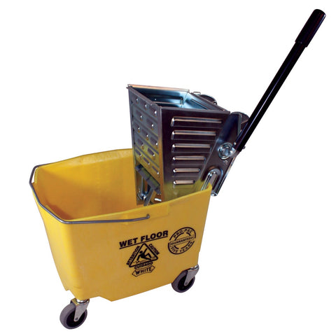 Impact Products Pro Pac Yellow Bucket and Wringer, 26 to 35 Quart.