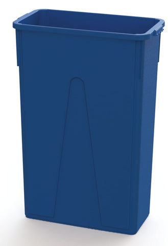 Impact Products Value Plus Blue Slim Container, 23 Gallon -- 4 per case.