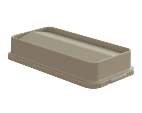 Impact Products Beige Swing Lid Only, 21 inch Length x 10 3/4 inch Width x 3 3/4 inch Height -- 4 per case.