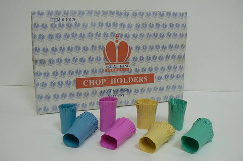 Goldmax Wooden Party Item Assorted Color Chop Holder, 13.25 x 11.25 x 11.25 inch -- 10 per case.