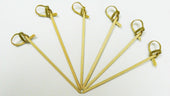 Goldmax Bamboo Flower Knot Pick, 3.5 inch -- 1000 per case.