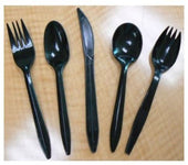 Goldmax Polypropylene Black Medium Weight Fork -- 1000 per case.