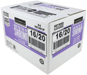 Seamazz 16/20 Peeled and Deveined Tail Off Raw White Shrimp, 2 Pound -- 10 per case.