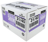 Seamazz 31/40 Peeled and Deveined Tail Off Raw White Shrimp, 2 Pound -- 10 per case.