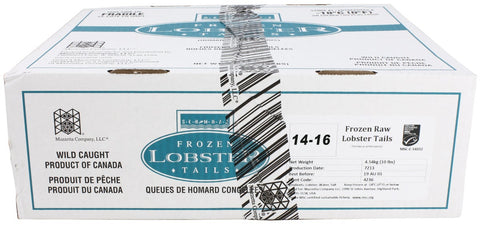 Seamazz 14 to 16 Ounce Canadian Lobster Tail, 10 Pound.