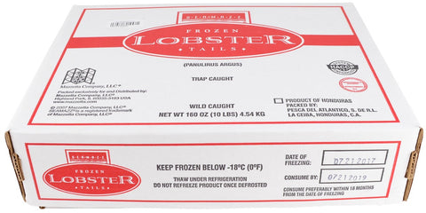 Seamazz 10 to 12 Ounce Lobster Tail, 10 Pound.