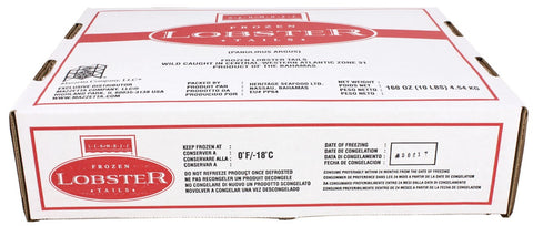 Seamazz 16 to 20 Ounce Lobster Tail, 10 Pound.