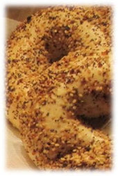 Burry Food Parbaked Everything Bagel, 4 Ounce -- 72 per case.