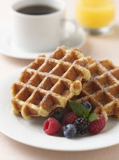 Julians Vanilla Belgian Pastry Waffle, 2.47 Ounce -- 72 per case.