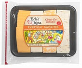 Bella Rosa Everyday Favorites Classic Cut Variety Cheese Tray, 1 Pound -- 12 per case.