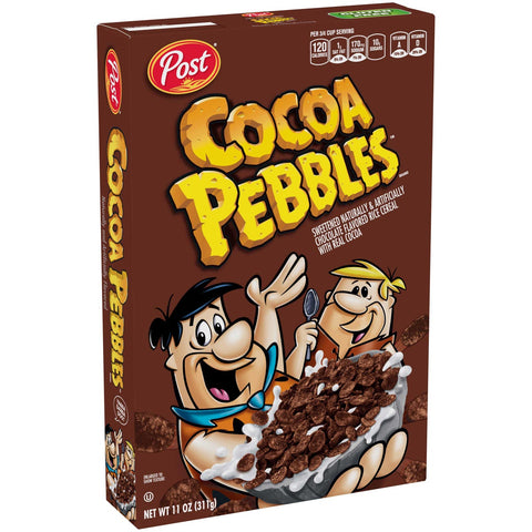 Post Cocoa Pebbles Cereal, 11 Ounce -- 12 per case.