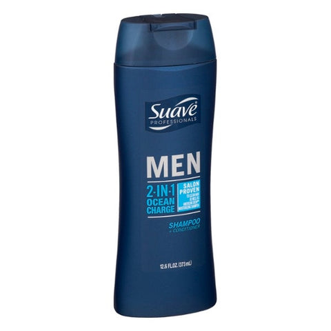 Suave 2 in 1 Shampoo Plus Conditioner, 14.5 Ounce -- 6 per case.