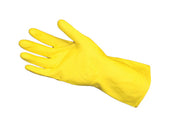 Impact Products Pro Guard Yellow Heavy Weight Flock Lined Small Latex Gloves -- 12 per case.