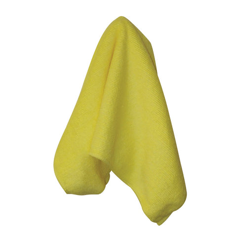 Impact Products Microfiber Technologies Yellow Premium Weight Cloth, 16 inch Length x 16 inch Width x 0.05 inch -- 180 per case.