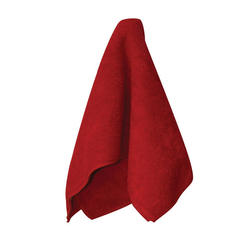Impact Products Microfiber Technologies Red All Purpose Premium Weight Cloth, 16 inch Length x 16 inch Width x 0.05 inch -- 180 per case.