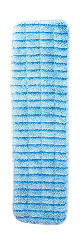 Impact Products Microfiber Technologies Blue Flat Wet Mop with Scrubber Strips, 13 inch Length x 5 inch Width -- 120 per case.